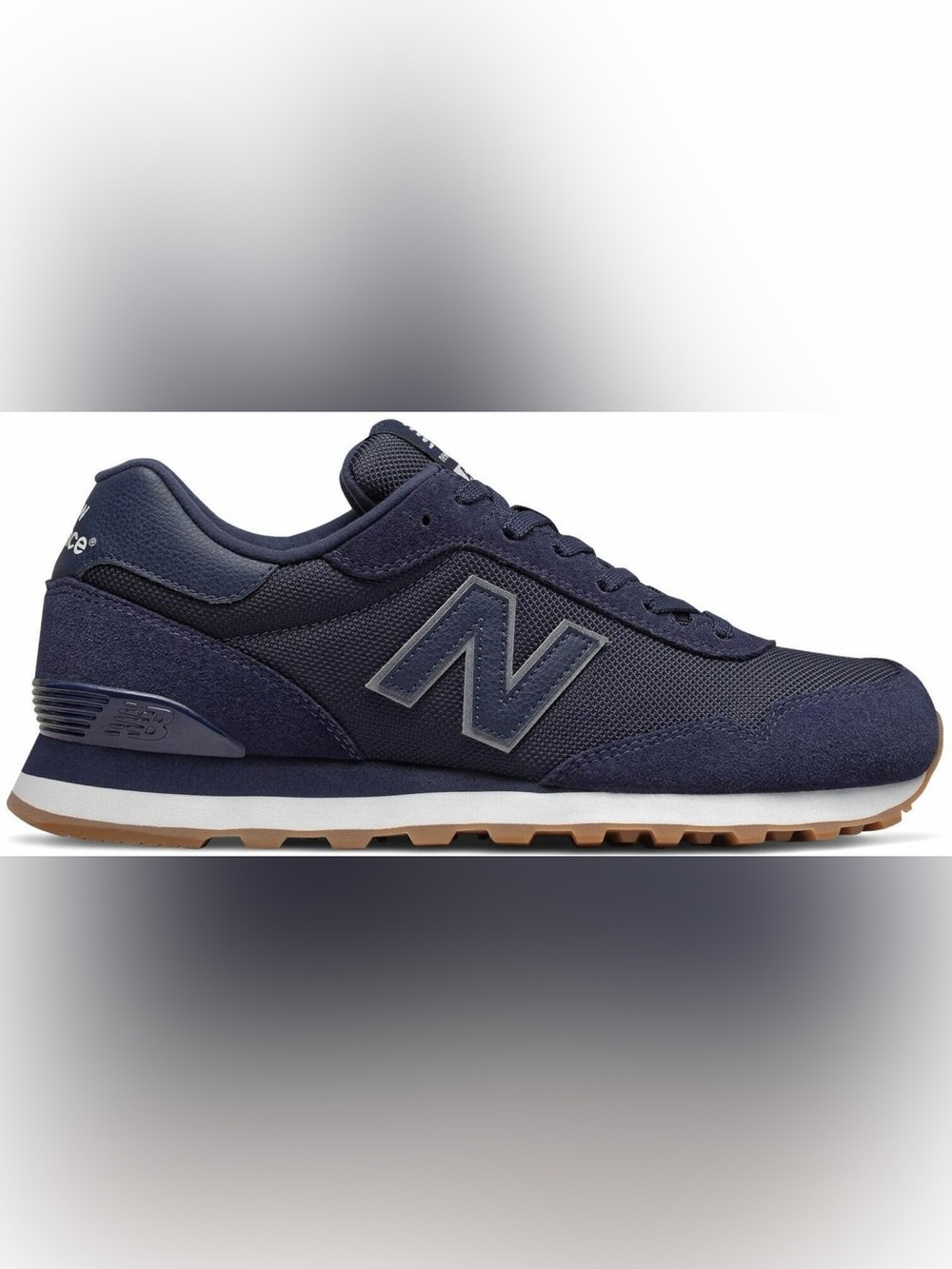New Balance Men's Navy and Gum Low-Top Sneakers